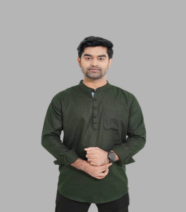 Herringbone Fabrics Premium Quality Katua's - Green
